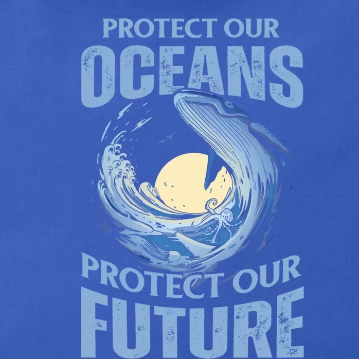 Protect Our Oceans Protect Our Future Climate Change Gift Zip Tote Bag