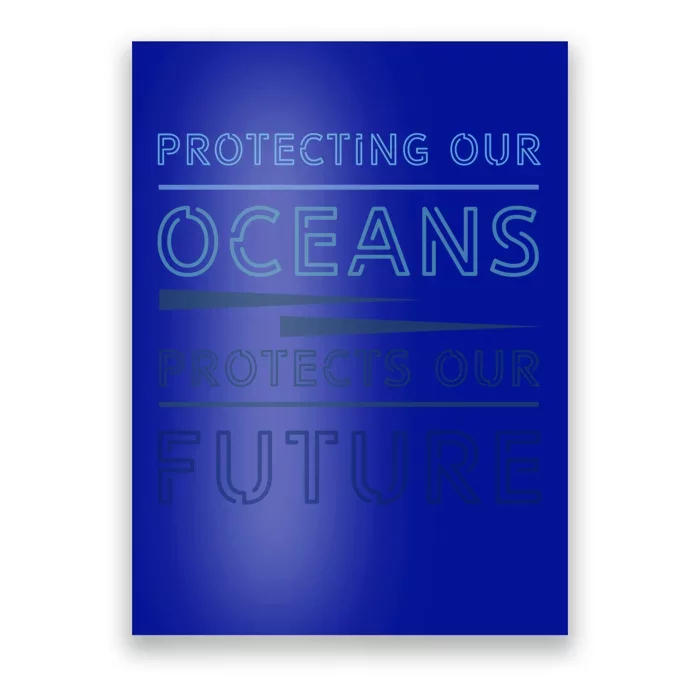 Protecting Our Oceans Protect Our Future Environt Gift Poster