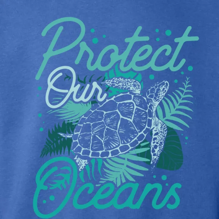 Protect Our Oceans Save Ocean Protection Clean Sea Gift Toddler Hoodie