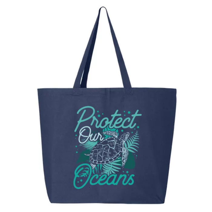 Protect Our Oceans Save Ocean Protection Clean Sea Gift 25L Jumbo Tote