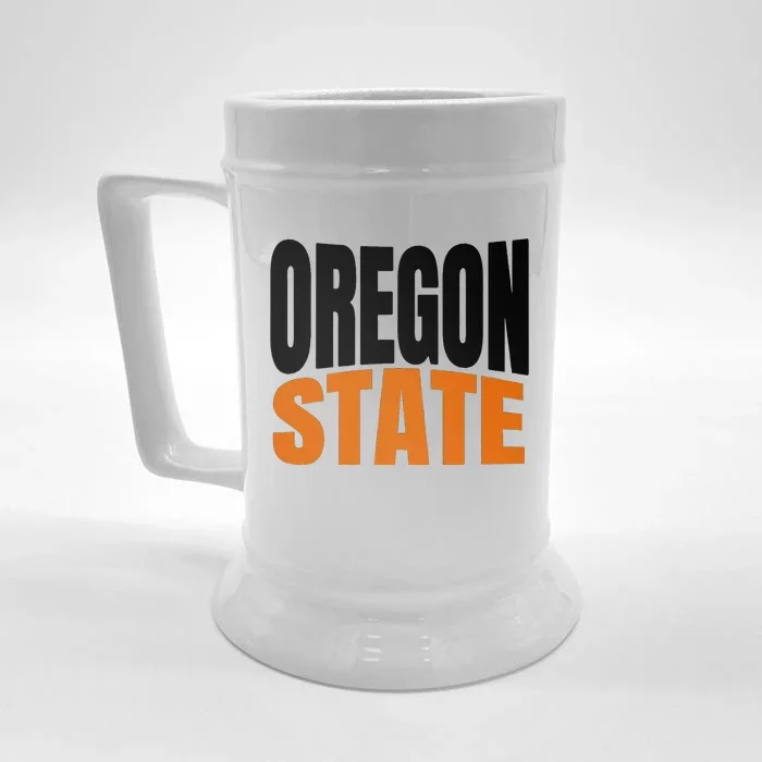 Pride Of Oregon State Front & Back Beer Stein