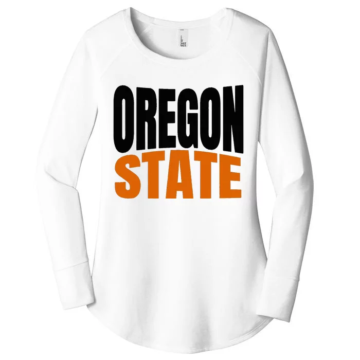 Pride Of Oregon State Women's Perfect Tri Tunic Long Sleeve Shirt