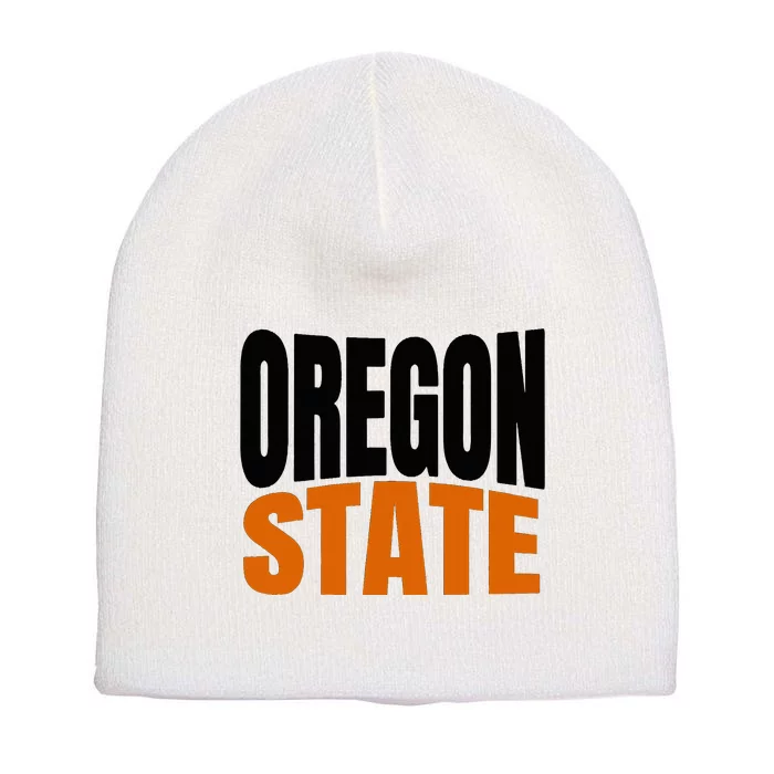 Pride Of Oregon State Short Acrylic Beanie