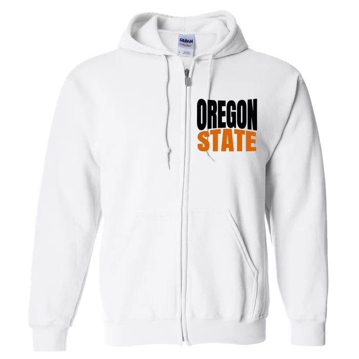 Pride Of Oregon State Full Zip Hoodie