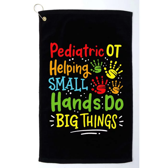 Pediatric OT Occupational Therapy Therapist Platinum Collection Golf Towel