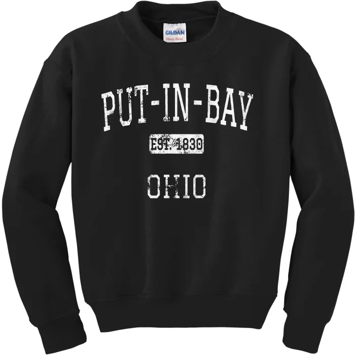 Putinbay Ohio Oh Vintage Kids Sweatshirt