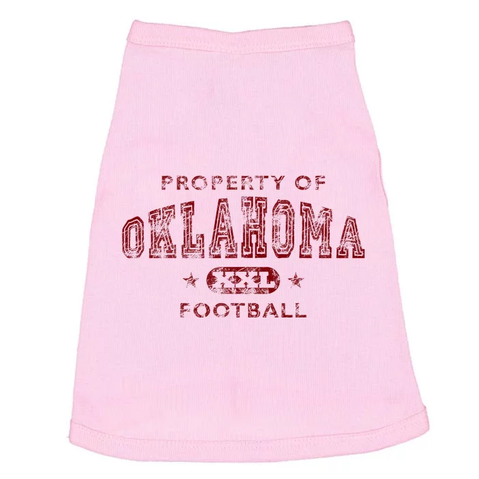 Property Of Oklahoma Football Doggie Tank