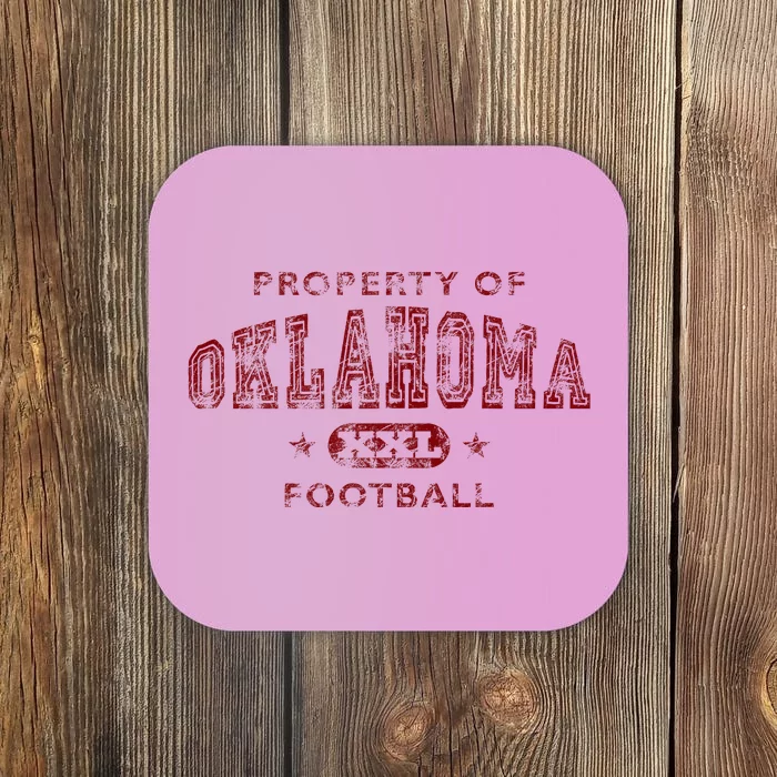 Property Of Oklahoma Football Coaster