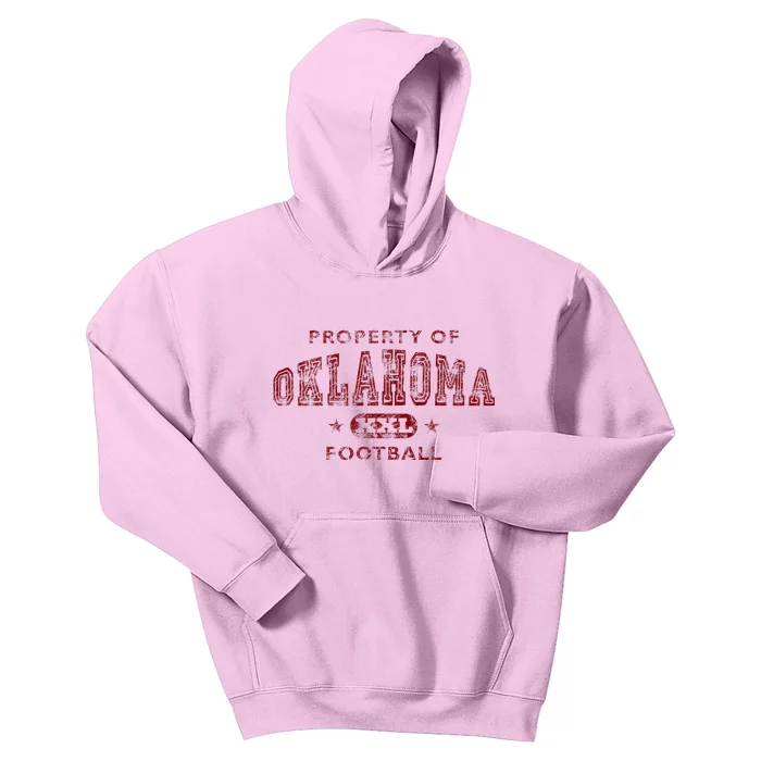 Property Of Oklahoma Football Kids Hoodie