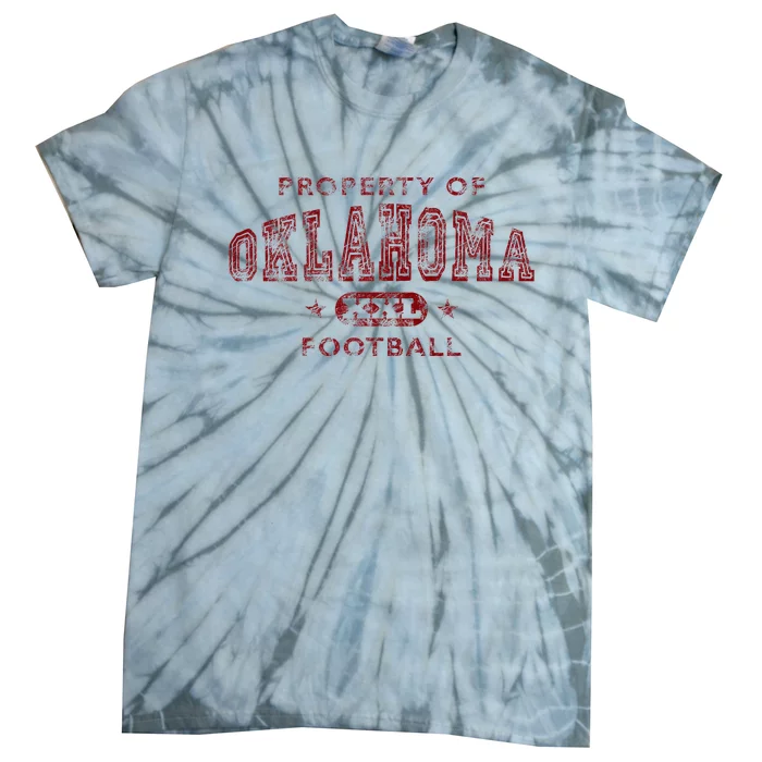 Property Of Oklahoma Football Tie-Dye T-Shirt