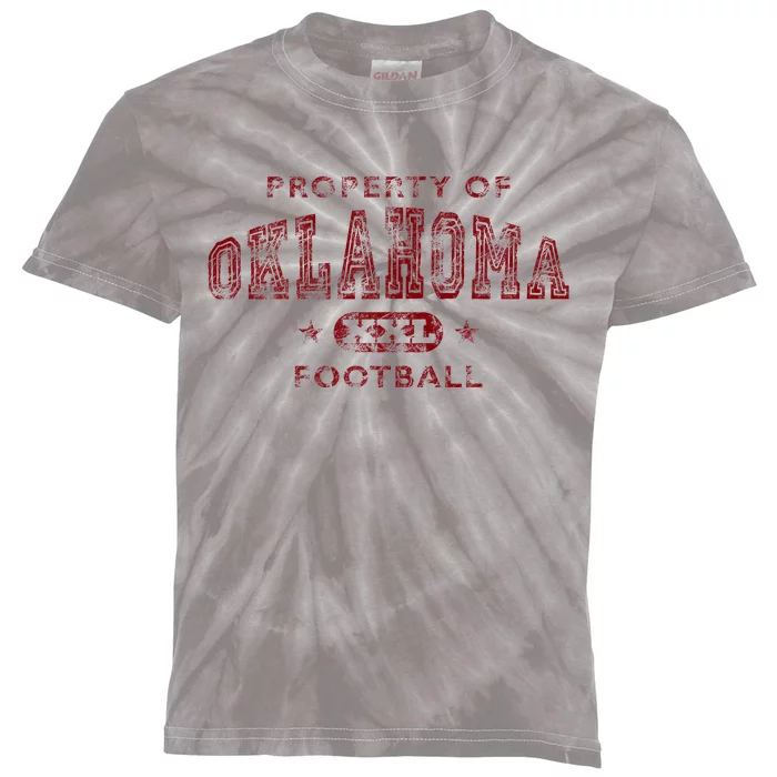 Property Of Oklahoma Football Kids Tie-Dye T-Shirt