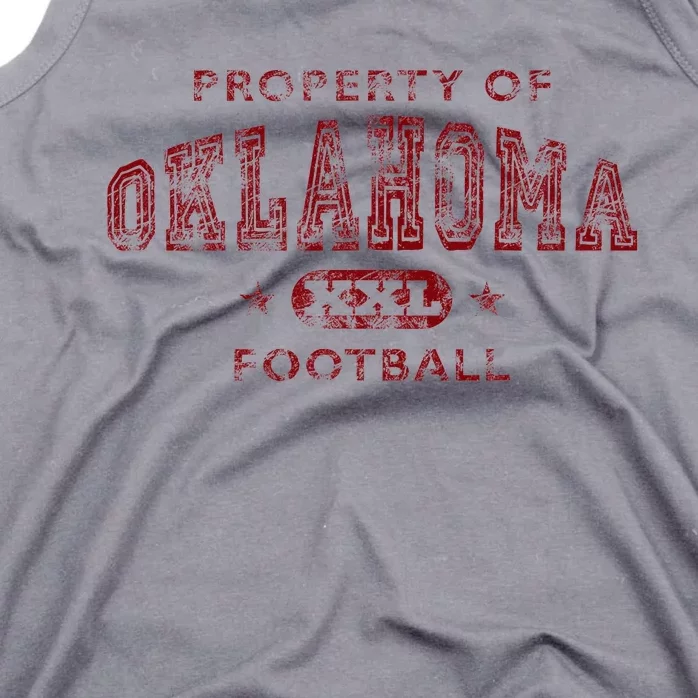 Property Of Oklahoma Football Tank Top