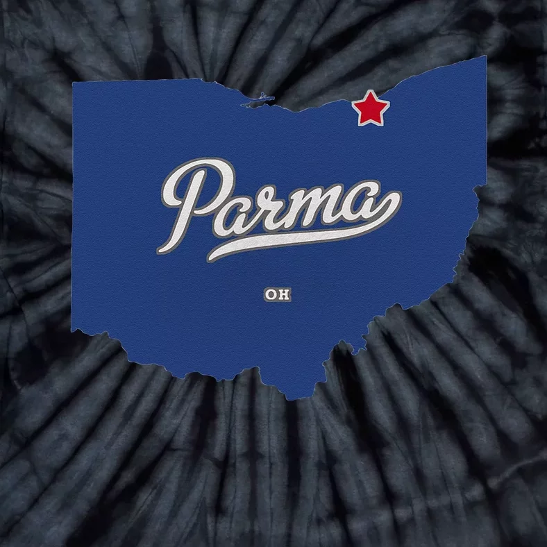 Parma Ohio OH Map Tie-Dye T-Shirt