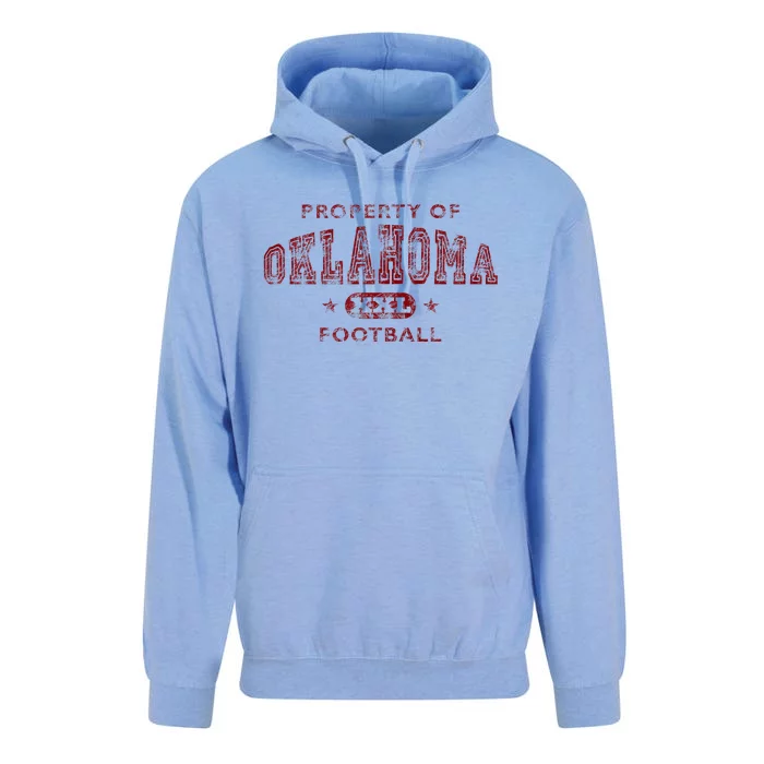 Property Of Oklahoma Football Xxl Unisex Surf Hoodie