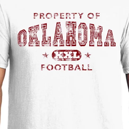 Property Of Oklahoma Football Xxl Pajama Set