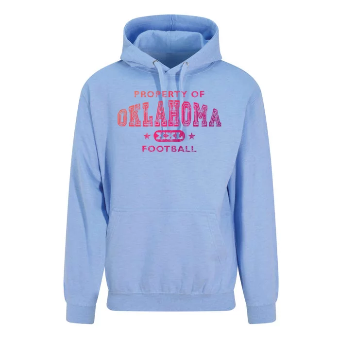 Property Of Oklahoma Football Xxl Gift Unisex Surf Hoodie