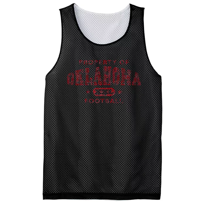 Property of Oklahoma Football XXL Mesh Reversible Basketball Jersey Tank