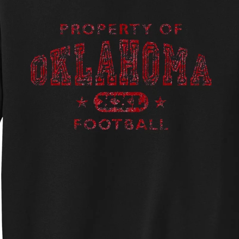 Property of Oklahoma Football XXL Tall Sweatshirt