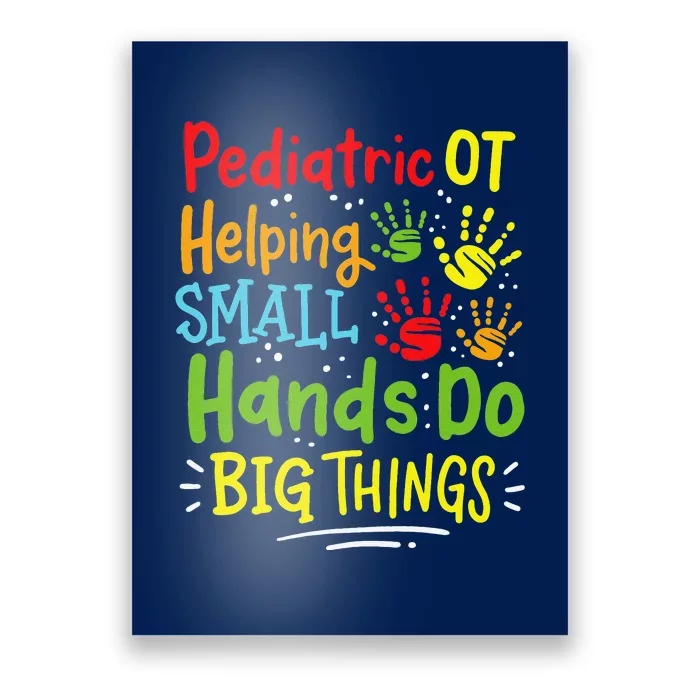 Pediatric OT Occupational Therapy Poster