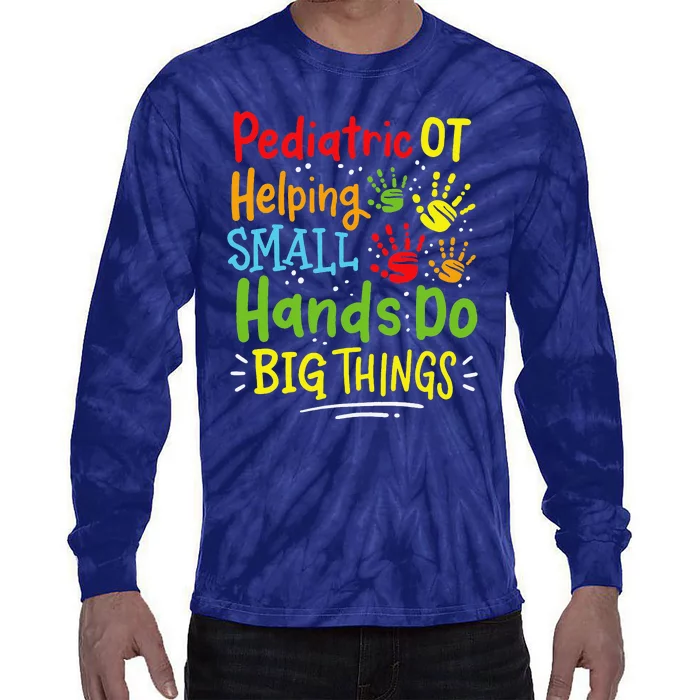 Pediatric OT Occupational Therapy Tie-Dye Long Sleeve Shirt