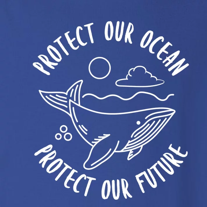 Protect Our Ocean Protect Our Future Climate Change Funny Gift Cute Gift Toddler Long Sleeve Shirt