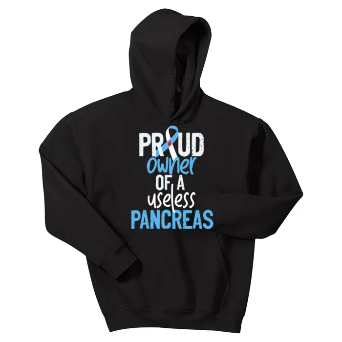 Proud Owner Of A Useless Pancreas Type 1 Diabetes Awareness Kids Hoodie