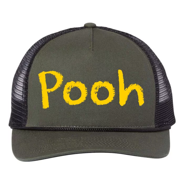 Pooh Halloween Costume Retro Rope Trucker Hat Cap