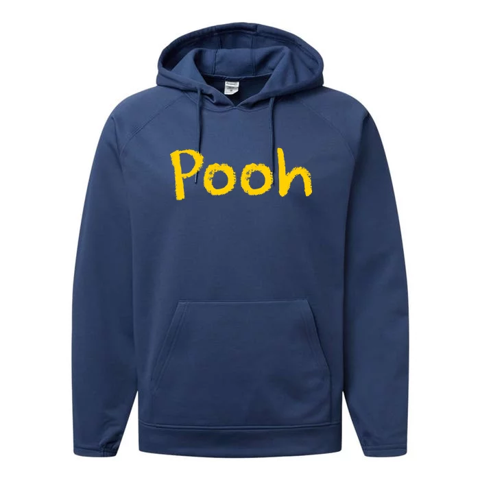 Pooh Halloween Costume Performance Fleece Hoodie