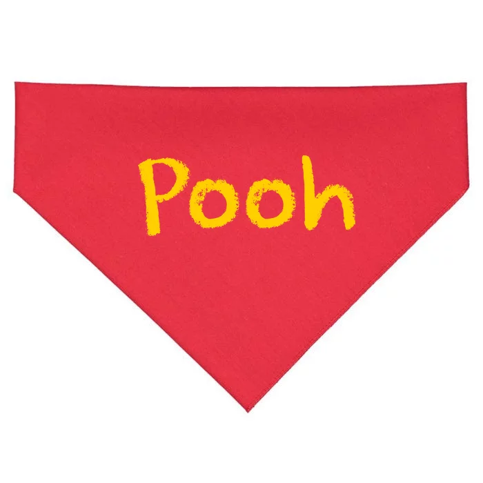 Pooh Halloween Costume USA-Made Doggie Bandana