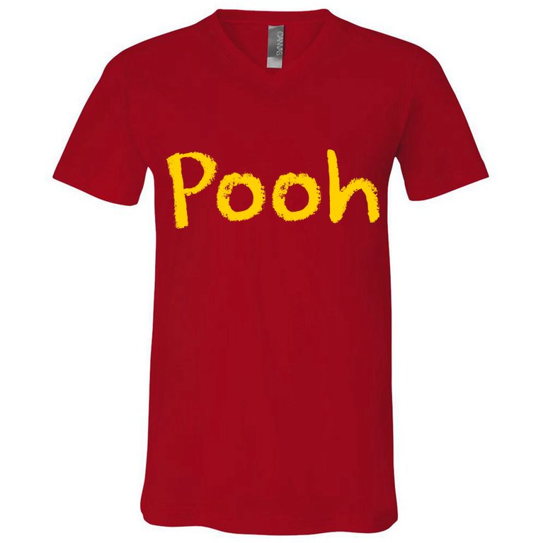 Pooh Halloween Costume V-Neck T-Shirt