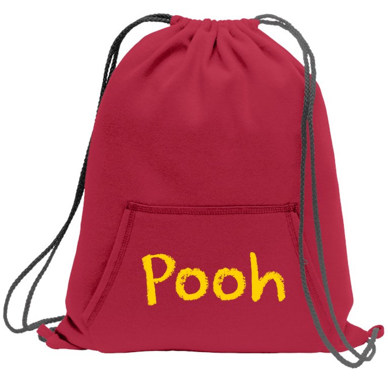 Pooh Halloween Costume Sweatshirt Cinch Pack Bag