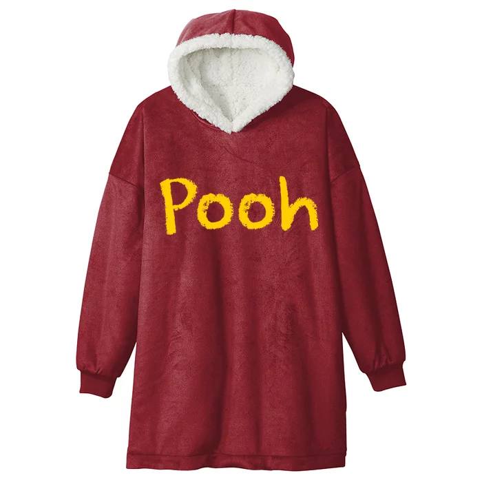 Pooh Halloween Costume Hooded Wearable Blanket