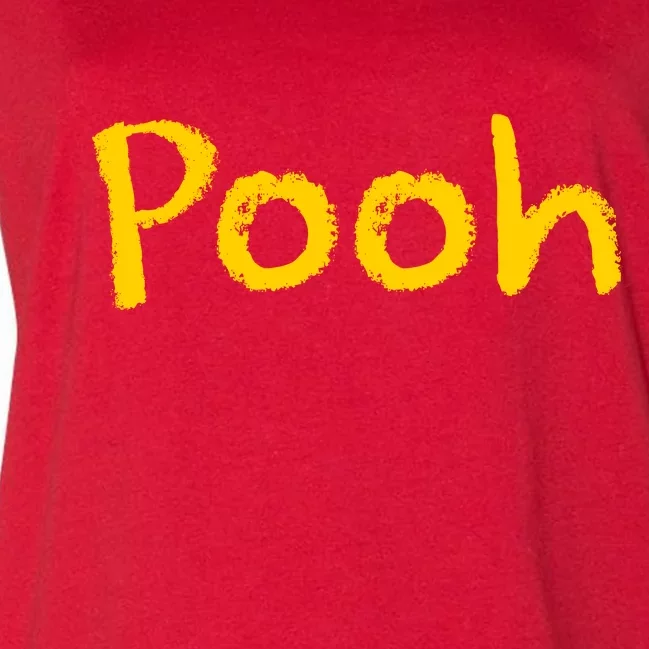 Pooh Halloween Costume Women's V-Neck Plus Size T-Shirt