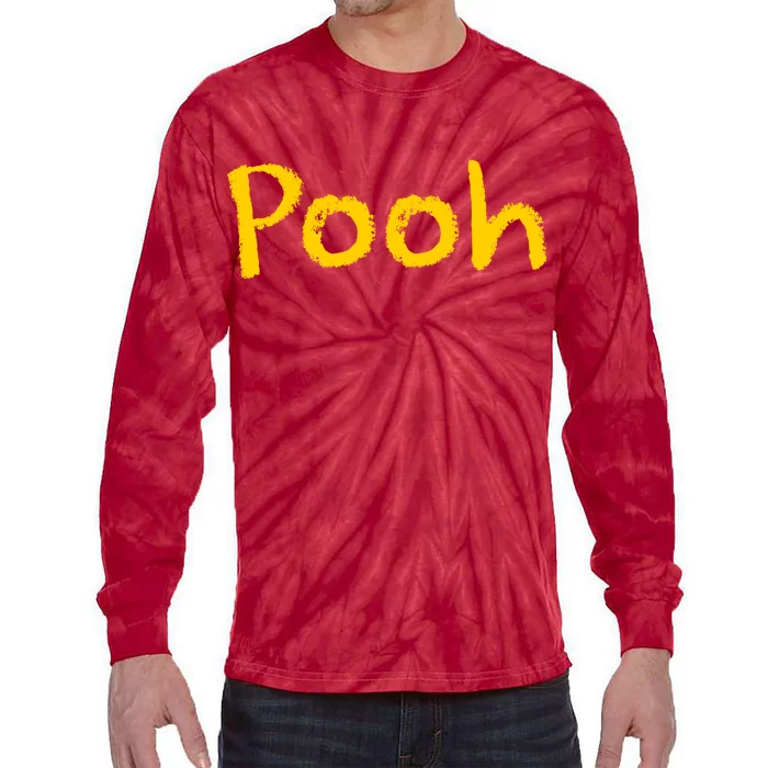 Pooh Halloween Costume Tie-Dye Long Sleeve Shirt
