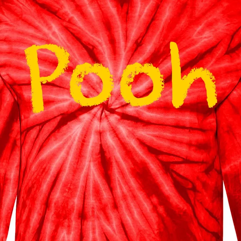 Pooh Halloween Costume Tie-Dye Long Sleeve Shirt