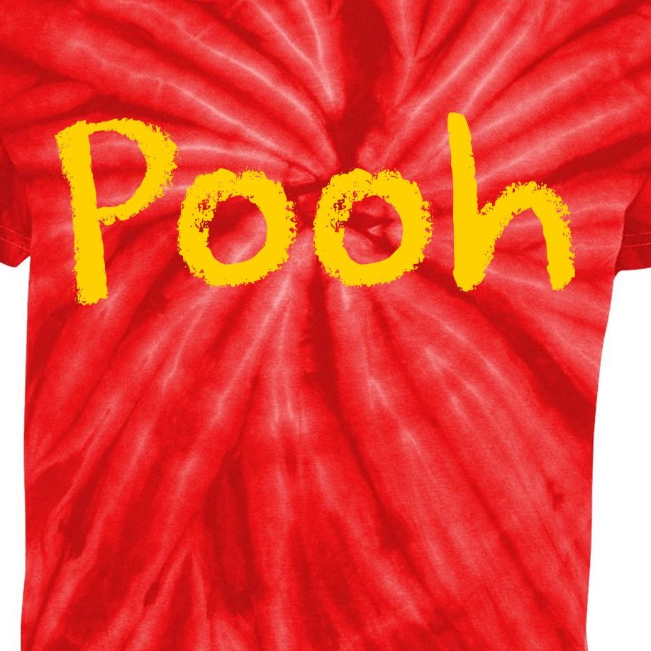 Pooh Halloween Costume Kids Tie-Dye T-Shirt