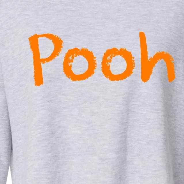 Pooh Halloween Costume Cropped Pullover Crew