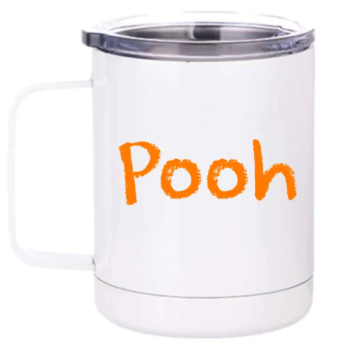 Pooh Halloween Costume Front & Back 12oz Stainless Steel Tumbler Cup