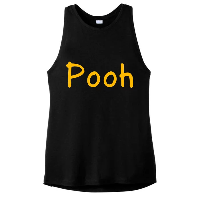 Pooh Nickname Ladies Tri-Blend Wicking Tank