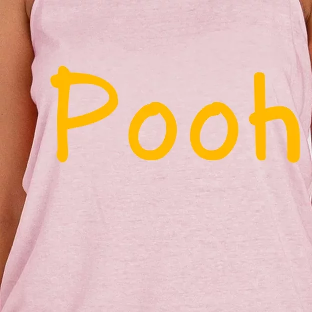 Pooh Nickname Women's Knotted Racerback Tank