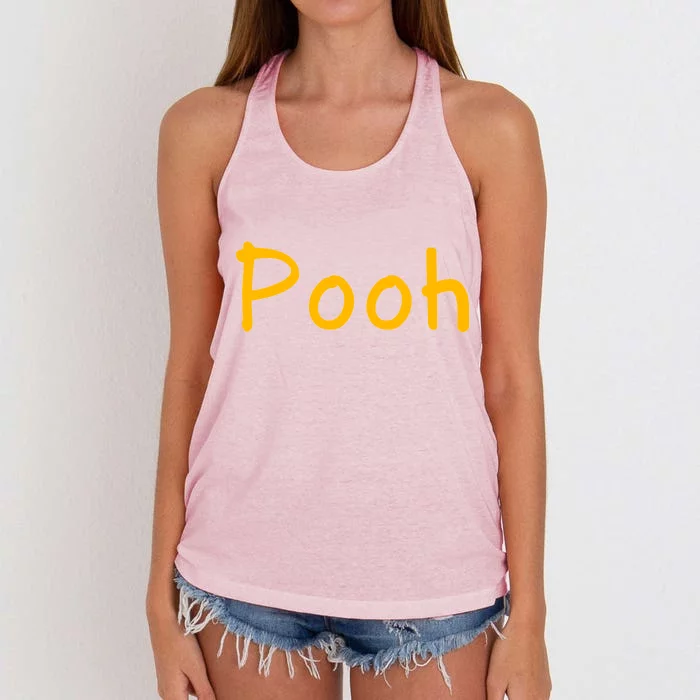 Pooh Nickname Women's Knotted Racerback Tank