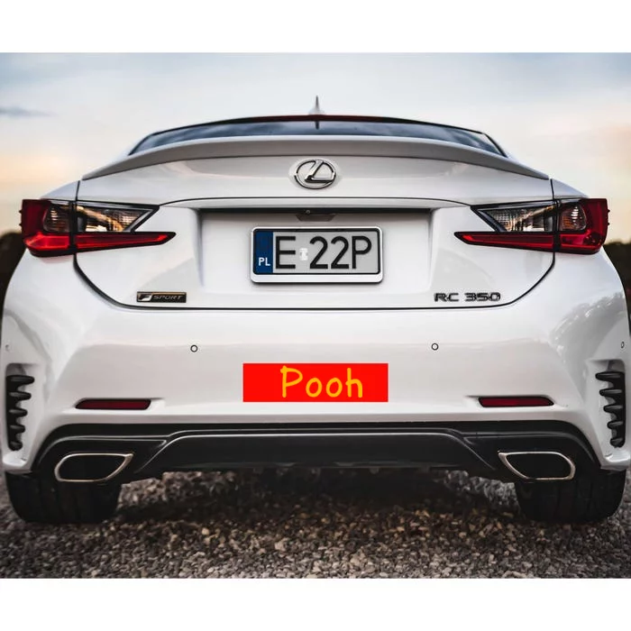 Pooh Nickname Bumper Sticker