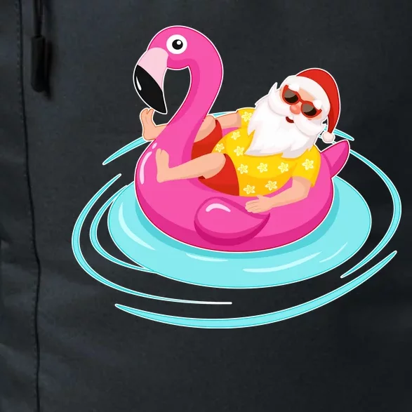 Pool Party Santa Christmas in July Daily Commute Backpack