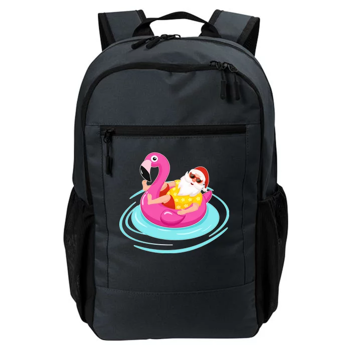 Pool Party Santa Christmas in July Daily Commute Backpack