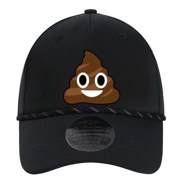 Poop Emoji Smiley Face Logo Performance The Dyno Cap