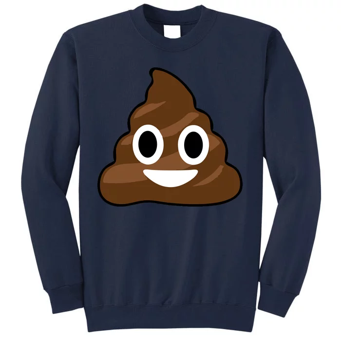 Poop Emoji Smiley Face Logo Tall Sweatshirt