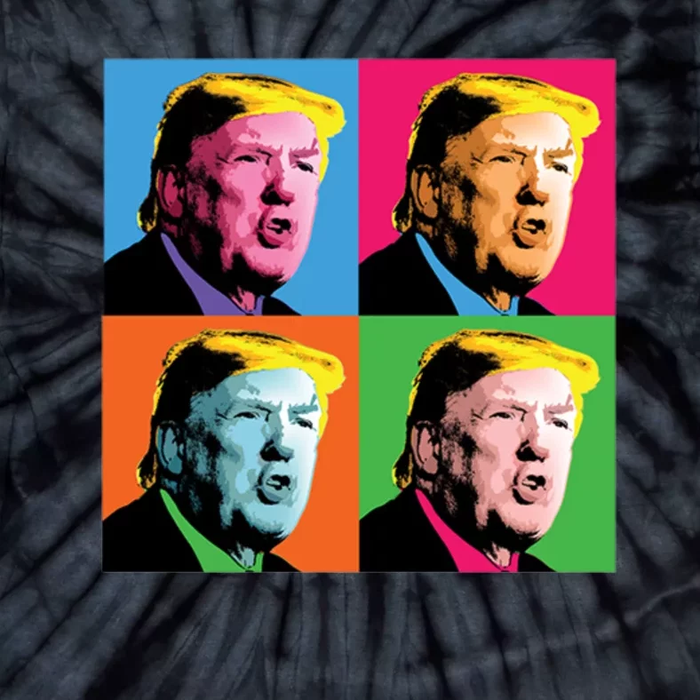 Pop Art Donald Trump Retro Tie-Dye T-Shirt