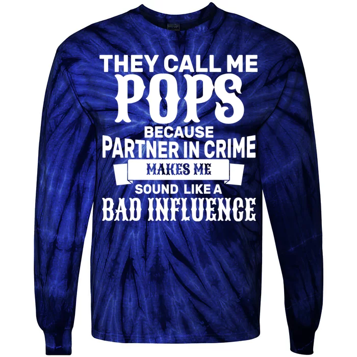 Pop Bad Influences Tie-Dye Long Sleeve Shirt