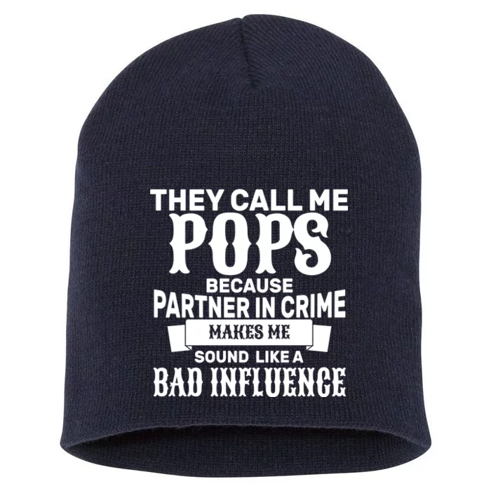 Pop Bad Influences Short Acrylic Beanie | TeeShirtPalace