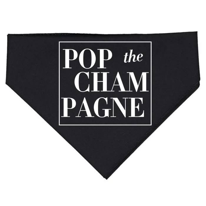 Pop The Champagne USA-Made Doggie Bandana